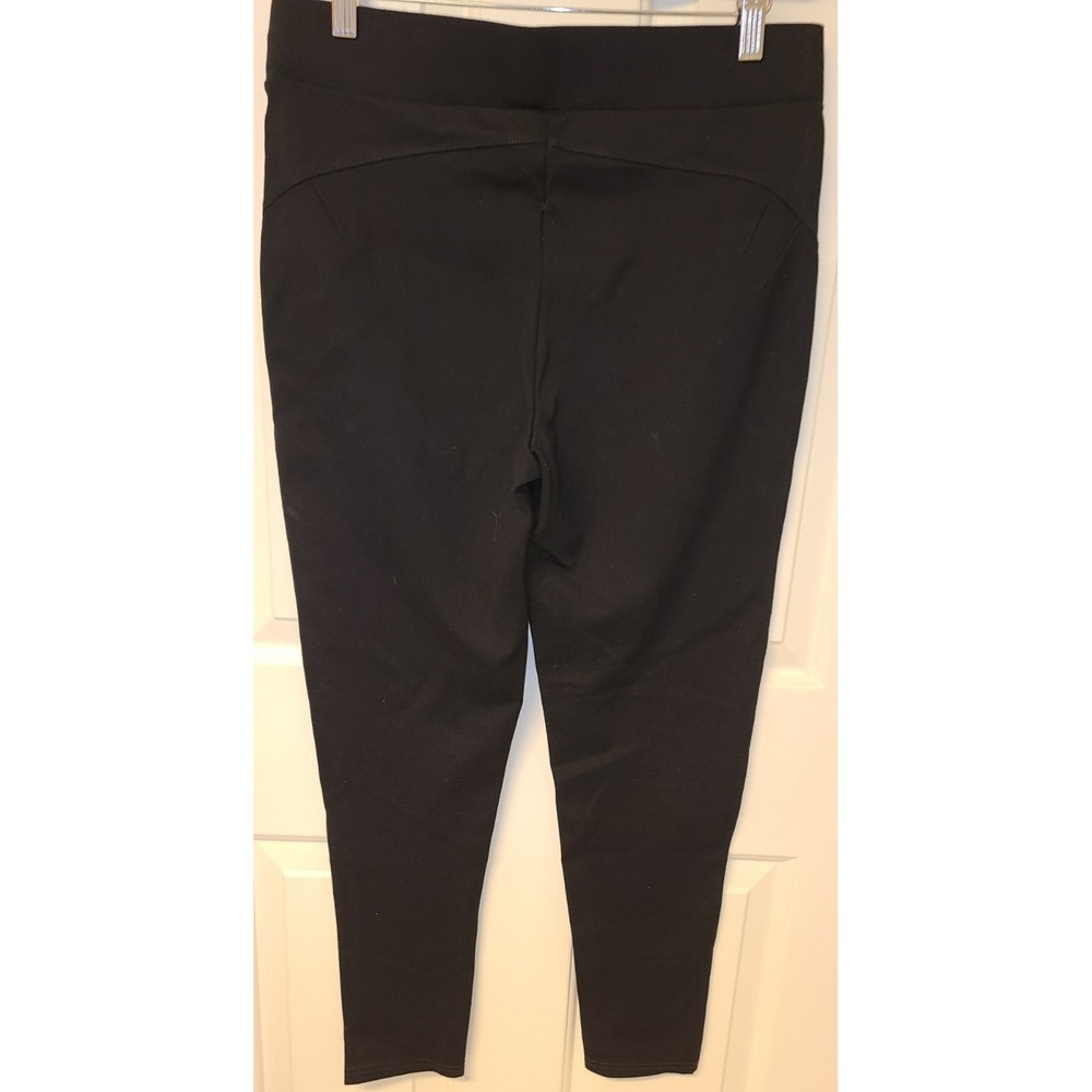 Kay Unger Leggings Women's Size Lg Black Stretch‎ Yoga Gym Pants
